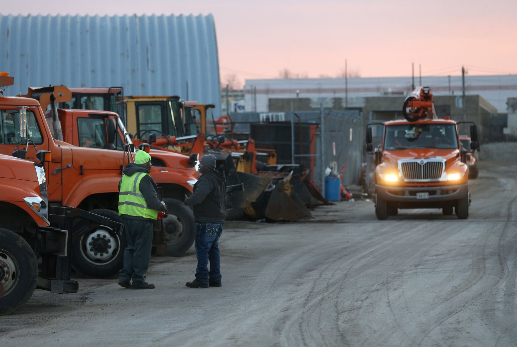 Street Department crews head out to tackle the latest assignment
